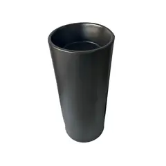 INKORPORAR - Lavamanos de pedestal Divo negro mate diseño moderno