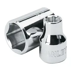 STANLEY - Copa 5/16 Cuadrante 3/8 Pulgadas 6 Puntas Ref 4-86-256