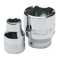 STANLEY - Copa 8 mm Cuadrante 3/8 Pulgadas 6 Puntas Ref 4-86-303