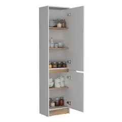 RTA DESIGN - Alacena Sencilla Soler 180x43 Rta Blanco Macadamia
