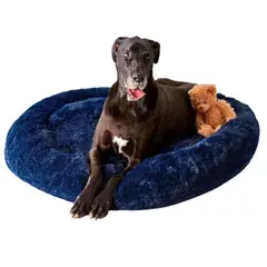 MAOS PETS - Cama Dona Para Perro 90x90x30cm Extra Grande Petroleo