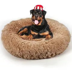 MAOS PETS - Cama Dona Para Perro 70x70x25cm Grande Café