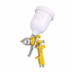 UYUSTOOLS - Pistola Pintar de Gravedad Profesional 600 ml Vaso Plastico