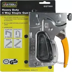 UYUSTOOLS - Grapadora Manual de Trabajo Pesado 4 En 1 Grapas Redondas