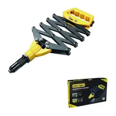 UYUSTOOLS - Remachadora Fuelle Tipo Acordeon + Boquillas Intercambiables