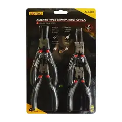 UYUSTOOLS - Juego de Alicates 4 Piezas para Anillos Pines de Retención 5"