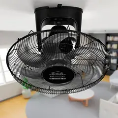 HOME ELEMENTS - Ventilador Orbita Loco Negro 18p Maxi Flow Elite