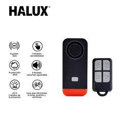 HALUX - Alarma Portátil Con Control Remoto
