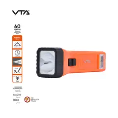 VTA PLUS - Linterna Recargable Tipo Bolsillo Alcance 60 M Vta