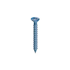 COBRA ANCHORS - Tornillo para Concreto Azul Fh0.25x1-1.905cm
