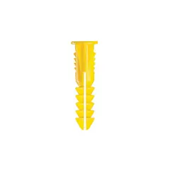 COBRA ANCHORS - Tarugo de Plástico Amarillo con Tornillo N. 4 A 6