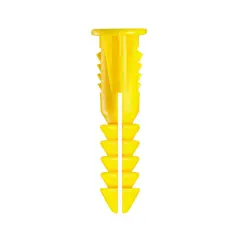 COBRA ANCHORS - Tarugo de Plástico Amarillo con Tornillo N. 4 A 6