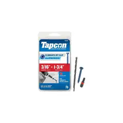 TAPCON - Tornillo para Mampostería de 0.47 x 4.44 cm Phillips