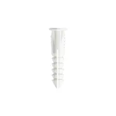 COBRA ANCHORS - Tarugo de Plástico Blanco con Tornillo N. 6 A 8