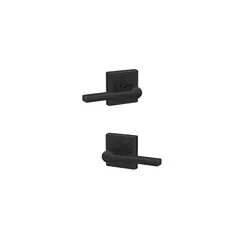 SCHLAGE - Juego de Cerradura Tipo Palanca Solstice Negro Mate