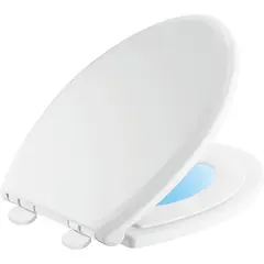 DELTA FAUCET - Tapa de Inodoro con Luz Nocturna ?833902-n-wh