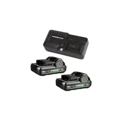 METABO HPT - Kit Batería y Cargador 18v 2.0ah