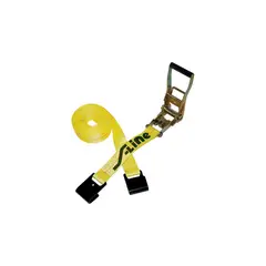 GENERICO - Ensamble Correa con Trinquete Gancho Plano de 5.08 cm X 8.22 M
