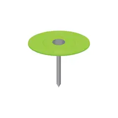 STINGER - Clavo con Tapa Plástica de 2.54 cm x 3M