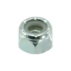 GENERICO - Tuerca Autofrenante Hexagonal Zinc Vinilo Rosca 20 3.17 cm