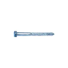 MIDWEST FASTENERS - Tornillo Tirafondo Cabeza Hexagonal Galvanizado 3/8 X 10.16 cm