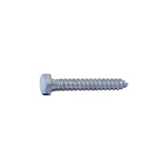 MIDWEST FASTENERS - Tornillo Tirafondo Cabeza Hexagonal Galvanizado 1/4 x 5.08 cm