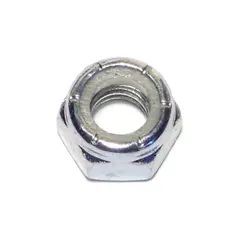 GENERICO - Tuerca Autofrenante Hexagonal Zinc Vinilo Rosca 18 0.79 cm