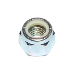 GENERICO - Tuerca Autofrenante Hexagonal Zinc Vinilo Rosca 11 1.58 cm
