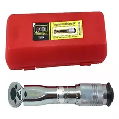 UYUSTOOLS - Torquímetro Profesional Cuadrante de 1/4 Pulgada 200 lb Largo 28 cm
