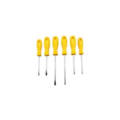 UYUSTOOLS - Juego de Destornilladores 6 Piezas Pala y Estrella Punta Imantada