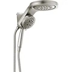 DELTA FAUCET - Regadera Doble con Rociador de Mano y Manguera