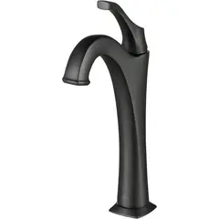 KRAUS - Grifo de Baño Negro de Un Solo Mango Kvf-1200m