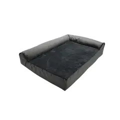 BORDER - Cama para Perro Ortopedica Shaped 80x60x20cm Mediana Gris