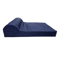 undefined - Cama para Perro Ortopedica Luxury 80x60x20cm Mediana Azul Oscuro