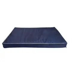 BORDER - Cama Para Perro Antimordidas Strong 80x60x10cm Mediana Azul