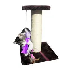 MAOS PETS - Rascador Para Gatos 25x25x30cm Pequeño Café