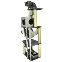 MAOS PETS - Gimnasio Rascador Para Gatos 60X40X160Cm Mediano