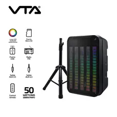 VTA PLUS - Amplificador Recargable 50 W Rms + Trípode Vta