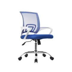BONNO - Silla Escritorio Giratoria Azul-Blanco Atlantis Eco