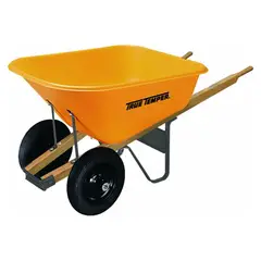 TRUE TEMPER - Juego de Carretilla Doble Cap de 0.22 M3