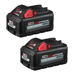 MILWAUKEE - Set x 2 Baterías Iones Litio 48-11-1862 18 V 6 Ah