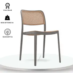 EKONOMODO COLOMBIA - Silla Auxiliar Nell 50x50x78 Gris