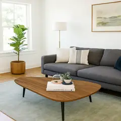 DKO DESIGN SAS - Mesa de centro gota 30x110x68cm amaretto