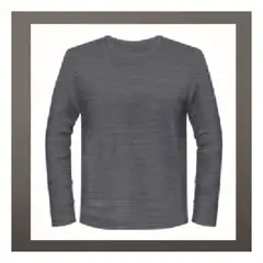BAUKER - Camibuso Manga Larga Gris Oscuro Talla L