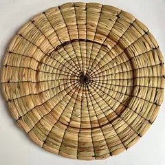 SILVIA LONDONO TEXTILES - Base Plato 35cm Tejido Junco