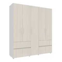 MADERKIT - Closet Venecia 200x180x50cm Niebla Blanco