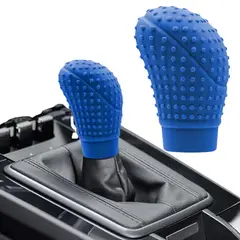 GENERICO - Pomo Forro Relieve para Perilla Palanca de Cambios Carros Azul