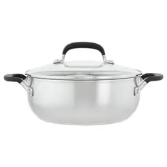 KITCHENAID - Cacerola Inducción 3.8l/24cm Acero Inox