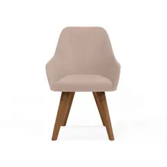 HOGAR VENECIA - Silla Murcia Tela 84x58x55 Taupe