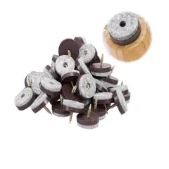 GENERICO - Almohadilla Protege Rayon Silla Mueble Tornillo Fieltro X12 Unidades